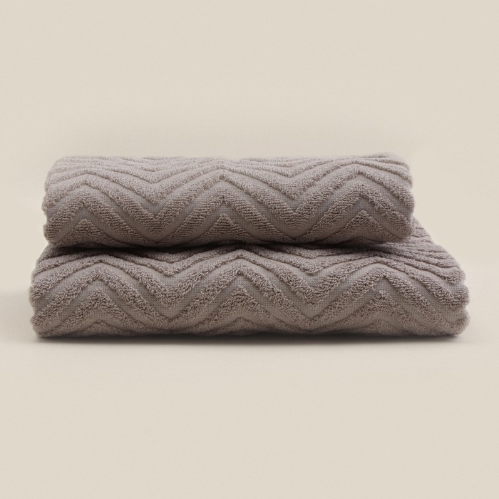 Полотенце махровое SL HOME: Geometry Полотенце махровое SL HOME: Geometry "Саббиа" 67х140 см, 83% хлопок, 17% лён, 500 г/м2