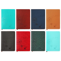 Ежедневник недатированный А5, 148 листов в линейку, обложка пвх, МИКС