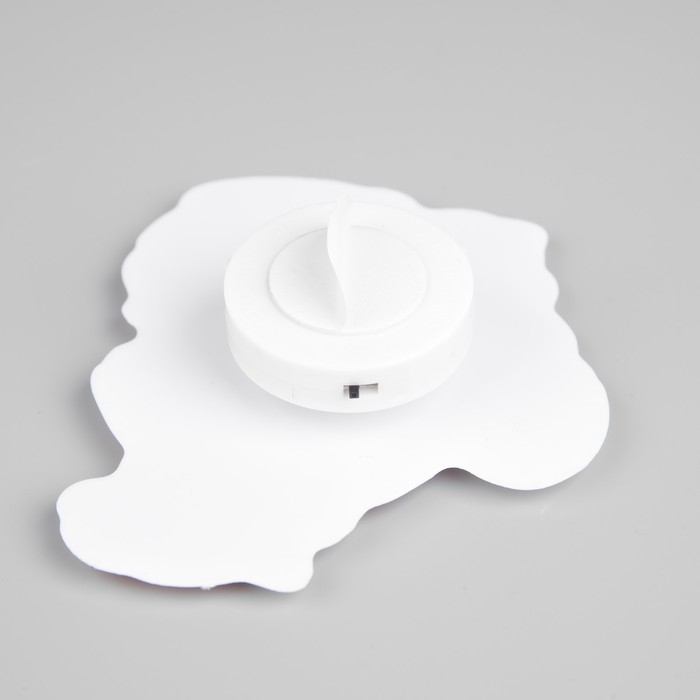 Светодиодная игрушка на липучке &laquo;Дед Мороз с подарками&raquo; 9 &times; 10 см, батарейки LR44х3 (в комплекте), свечение мульти