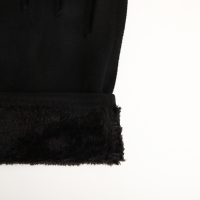 Перчатки мужские, безразмерные, с утеплителем, цвет чёрный Перчатки мужские, безразмерные, с утеплителем, цвет чёрный