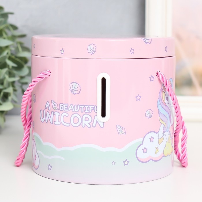 Копилка металл Копилка металл "Сказочные сюжеты. Круг" МИКС 12,5х12,5х11 см