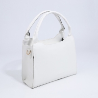 Сумка женская тоут на молнии, цвет белый Сумка женская тоут на молнии, цвет белый