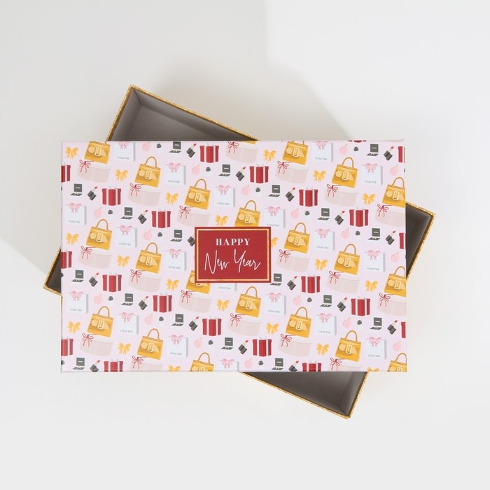 Набор подарочных коробок 6 в 1 &laquo;Happy New year&raquo;, 20 х 12.5 х 7.5 ‒ 32.5 х 20 х 12.5 см, Новый год