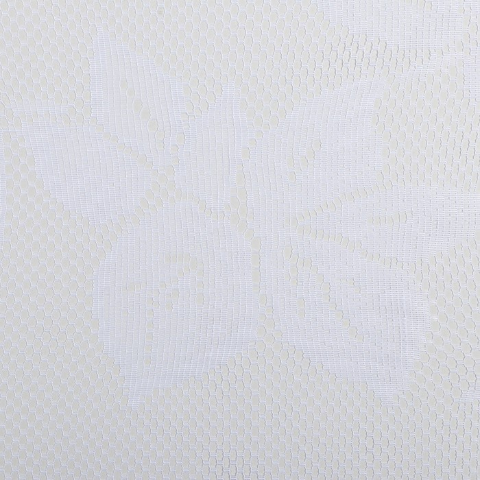 Штора 170х160 см, белый, 100% п/э, без шторной ленты