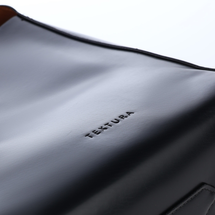 Сумка женская на винтовом замке TEXTURA, средний размер, цвет чёрный Сумка женская на винтовом замке TEXTURA, средний размер, цвет чёрный