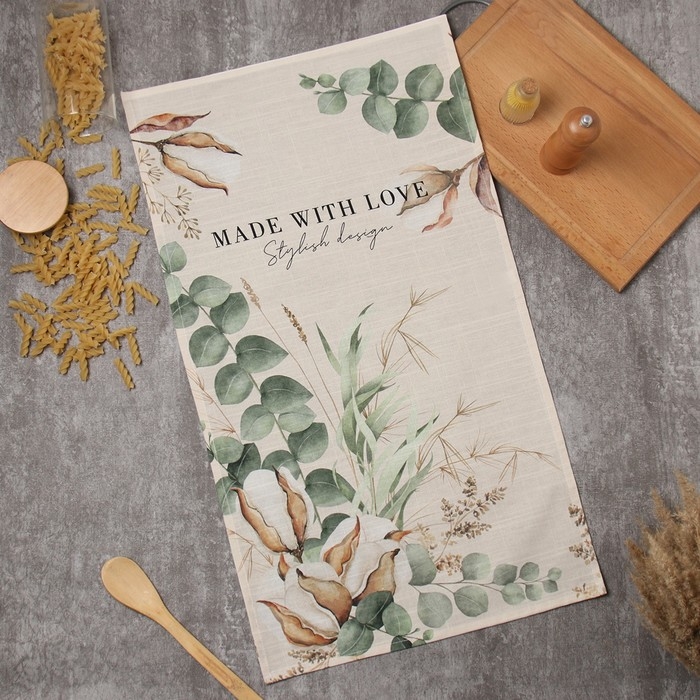 Полотенце Полотенце "Этель" Cotton 40х73 см, 100% хл, саржа 190 гр/м2