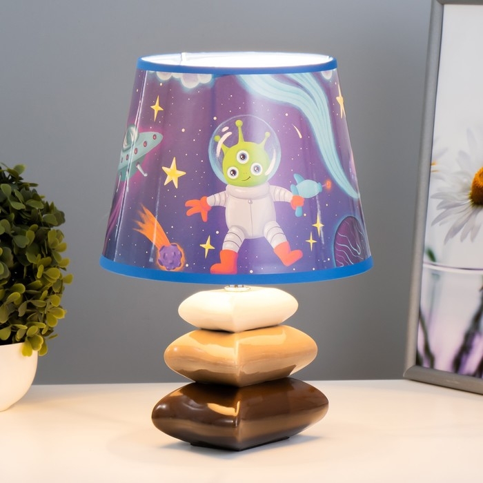 Настольная лампа "Инопланетяне" Е14 15Вт 20х20х28 см RISALUX