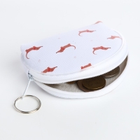 Монетница на молнии «Выбражулька», цвет белый, МИКС Монетница на молнии «Выбражулька», цвет белый, МИКС