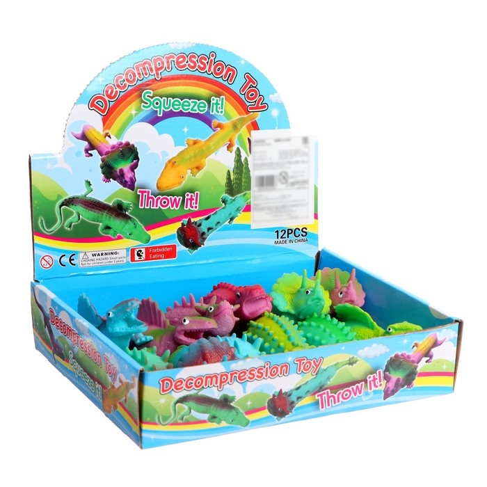 Мялка &laquo;Динозавр&raquo;, цвета МИКС