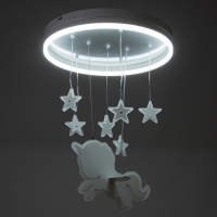 Люстра "Единорог" LED 58Вт 4000К белый 50х50х60 см BayerLux Люстра "Единорог" LED 58Вт 4000К белый 50х50х60 см BayerLux