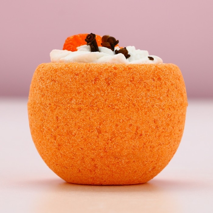 Бомбочка для ванны с добавками, 160 гр, аромат гвоздики, Новый Год Бомбочка для ванны с добавками, 160 гр, аромат гвоздики, Новый Год