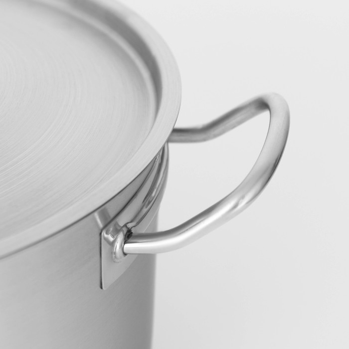 Кастрюля из нержавеющей стали Hanna Kn&ouml;vell с крышкой, 9 л, d=26 см, h=17 см, толщина стенки 0,6 мм, индукция