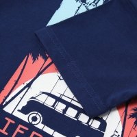 Футболка для мальчика, цвет синий, рост 116 см