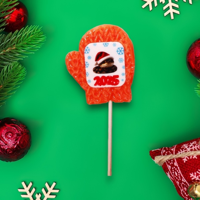 Новый год. Леденец с печатью Новый год. Леденец с печатью "Змея 2025", 30г
