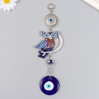 Подвеска от сглаза "Медальон и сова на ветке" 24 см Подвеска от сглаза "Медальон и сова на ветке" 24 см