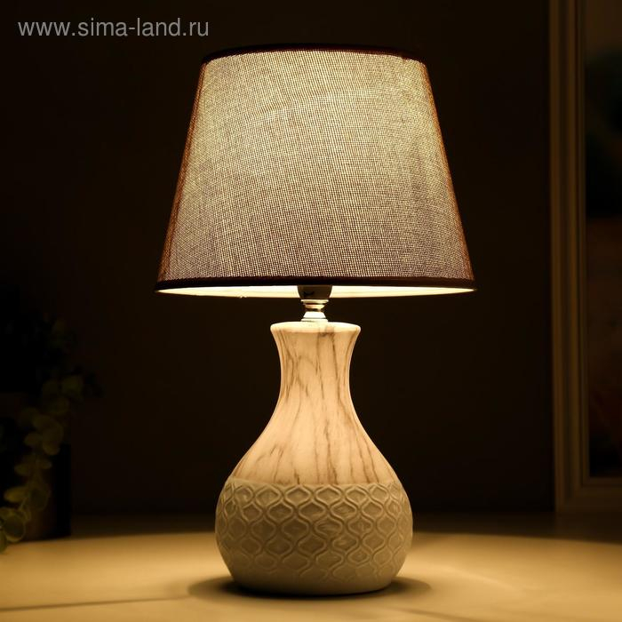 Лампа настольная 16256/1GR Е14 40Вт серый 25х25х38,5 см RISALUX