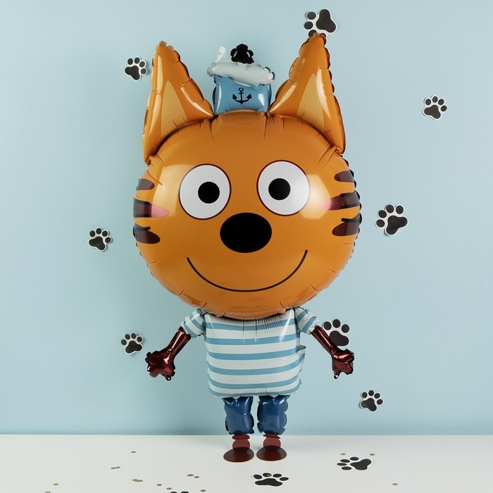 Шар фольгированный 39" &laquo;Три кота. Коржик&raquo;, ходячая фигура