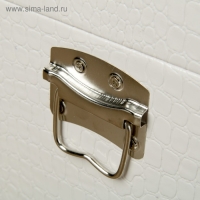 Шкатулка дерево кожзам "Сундук с ремнями" белый 19х21х35 см Шкатулка дерево кожзам "Сундук с ремнями" белый 19х21х35 см