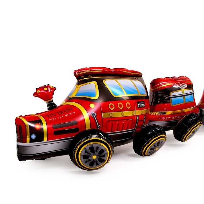 Шар фольгированный 30" &laquo;Автопаровоз&raquo;, под воздух