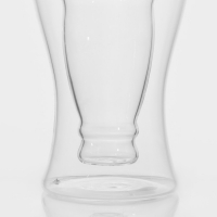 Бокал стеклянный пивной с двойными стенками Magistro &laquo;Дуо&raquo;, 400 мл, 8,5&times;8,5&times;18 см