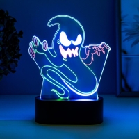 Светильник сенсорный "Привидение" LED USB (90см) от батареек 3xАА черный 14х5,5х18,5 см RISALUX 765 Светильник сенсорный "Привидение" LED USB (90см) от батареек 3xАА черный 14х5,5х18,5 см RISALUX 765