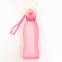 Автопоилка прогулочная с фигурной бутылочкой, 250 мл, розовая Автопоилка прогулочная с фигурной бутылочкой, 250 мл, розовая