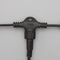 Гирлянда &laquo;Занавес&raquo; 2 &times; 3 м, IP44, УМС, тёмная нить, 760 LED, свечение тёплое белое, 220 В