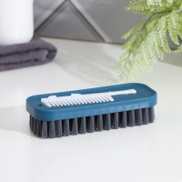 Щетка универсальная Доляна, с дополнительной щёткой для очистки ворса, 14&times;5,5&times;3,5 см, щетина 2 см