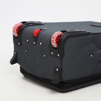 Чемодан средний 52 л (M), отдел на молнии, кодовый замок, с расширением, цвет серый Чемодан средний 52 л (M), отдел на молнии, кодовый замок, с расширением, цвет серый