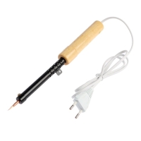 Паяльник ТУНДРА, ЭПСН, деревянная рукоятка, клиновидное жало d=4.2 мм, 40 Вт, 220 В Паяльник ТУНДРА, ЭПСН, деревянная рукоятка, клиновидное жало d=4.2 мм, 40 Вт, 220 В