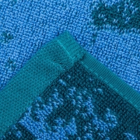 Полотенце именное махровое Этель "Александр" синий, 50х90см, 100% хлопок, 420гр/м2