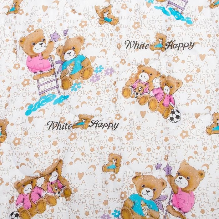 Одеяло АДЕЛЬ &laquo;Стандарт&raquo;, 105х140см, цвет МИКС, файбер степ (150г/м)