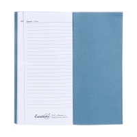 Еженедельник датированный 2025 года, 80х165 мм, 64 листа ESCALADA, мягкая обложка из искусственной кожи, блинтовое тиснение, блок 70 г/м&sup2;, голубой