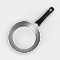 Сковорода алюминиевая, d=24 см, стеклянная крышка, съёмная ручка, цвет серый Сковорода алюминиевая, d=24 см, стеклянная крышка, съёмная ручка, цвет серый