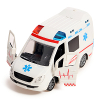 Машина радиоуправляемая &laquo;Скорая помощь&raquo;, работает от батареек, световые и звуковые эффекты