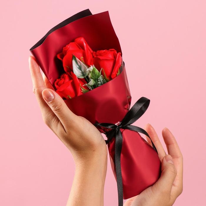 Букет мыльных роз, красные Букет мыльных роз, красные