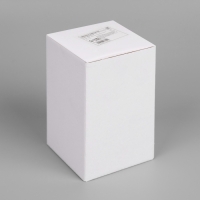 Светодиодная свеча лиловая, 7.5 &times; 12.5 &times; 7.5 см, воск, пластик, батарейки АААх2 (не в комплекте), свечение тёплое белое