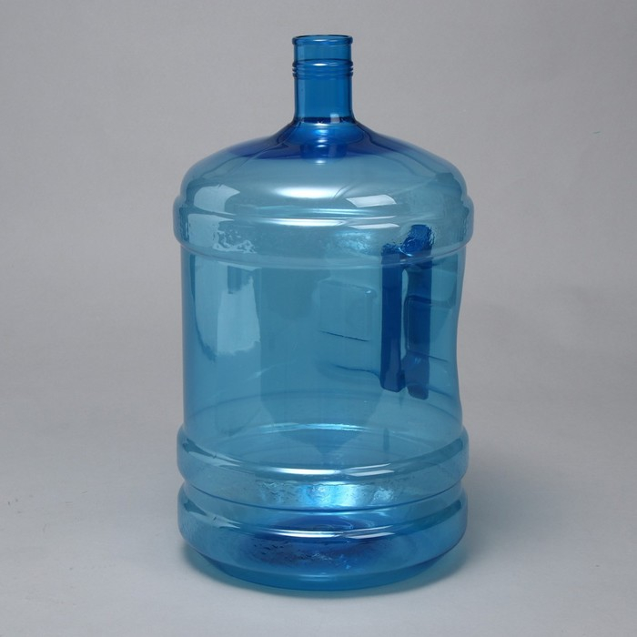 Бутыль для кулера, ПЭТ, 18.9 л, многооборотная, с ручкой Бутыль для кулера, ПЭТ, 18.9 л, многооборотная, с ручкой