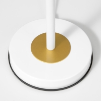 Настольная лампа "Чарли" 1х40Вт Е27 белый 18х15,5х45,5см RISALUX Настольная лампа "Чарли" 1х40Вт Е27 белый 18х15,5х45,5см RISALUX