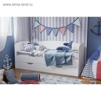 Кровать &laquo;Бейли&raquo;, 700 &times; 1900 мм, с ортопедическим основанием, цвет белый