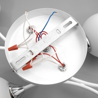 Люстра ГАЛЛОП "Рассвет" 6х60Вт Е27 белый