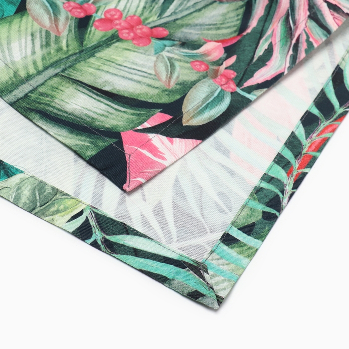 Салфетка Этель Tropical parrots 46х46см, 100% хл, саржа 190 г/м