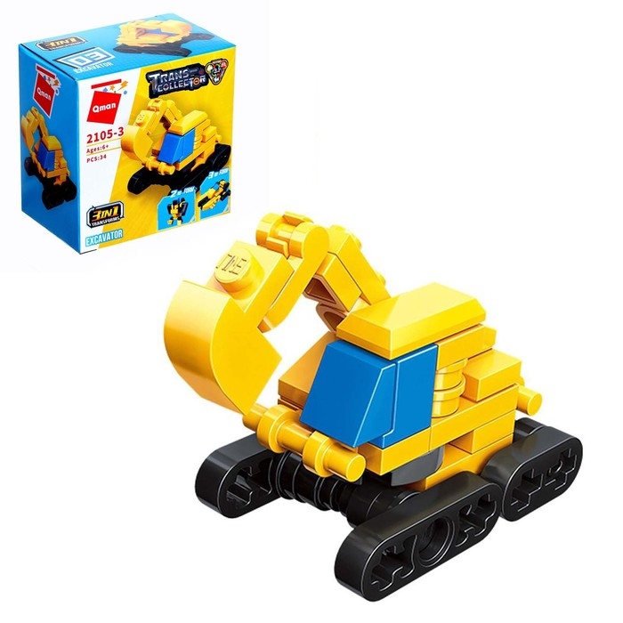 Конструктор &laquo;Транспорт&raquo;, 10 видов, МИКС