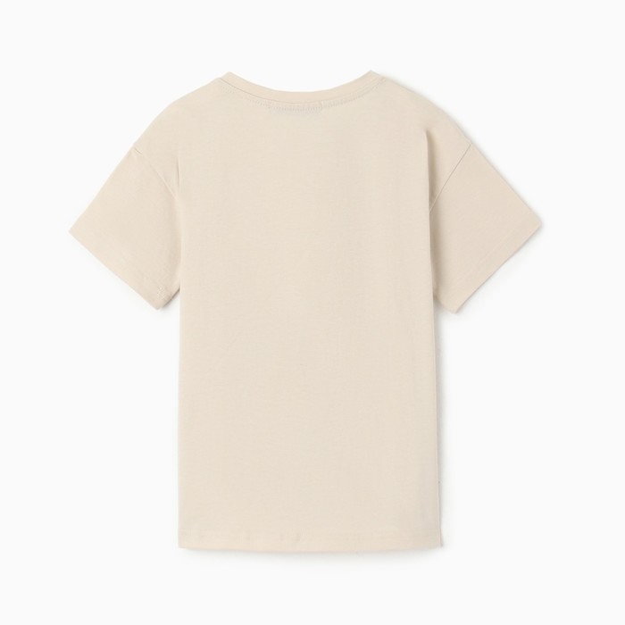 Футболка детская KAFTAN "Done", р. 30 (98-104 см), бежевый