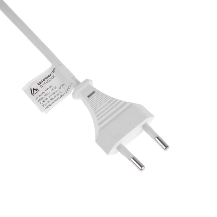 Выпрямитель Luazon LW-22, 45 Вт, керамическое напыление, нагрев до 150 °C, черный Выпрямитель Luazon LW-22, 45 Вт, керамическое напыление, нагрев до 150 °C, черный