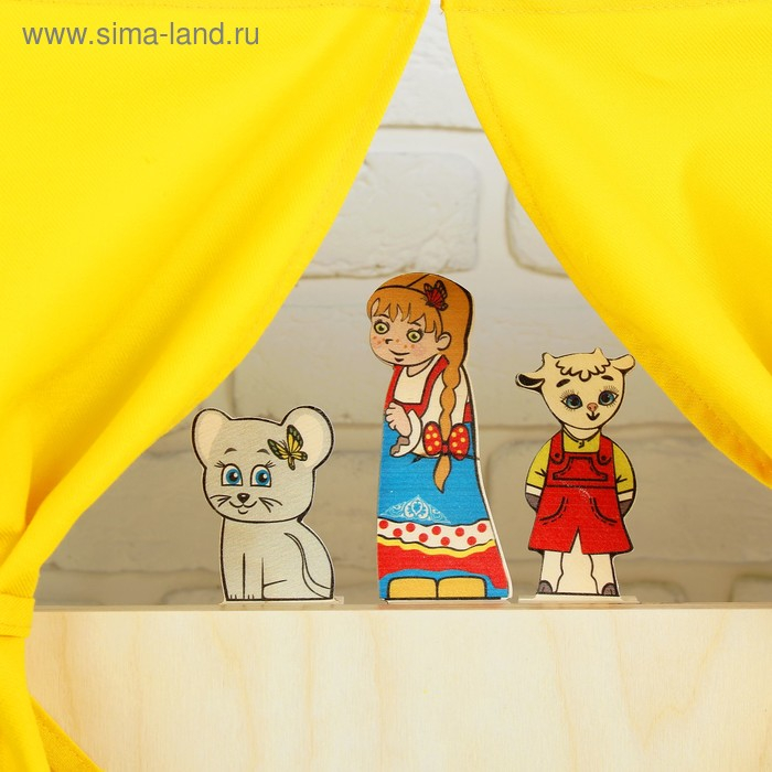 Набор "Ширма для кукольного театра", ширма: 88 &times; 60 см