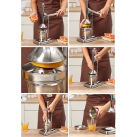 Соковыжималка механическая Доляна Fruits, 20&times;14,5&times;37 см