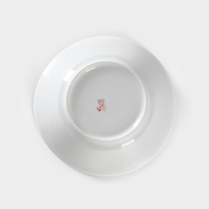 Салатник фарфоровый &laquo;Стрекоза&raquo;, 360 мл, d=14,5 см, цвет белый