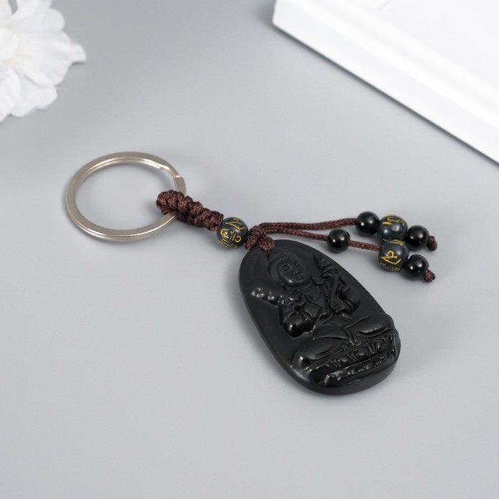 Брелок пластик "Хранитель натального Будды - Пустотный Бодхисаттва" h=10,5 см