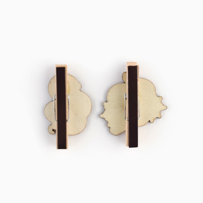 Новогодний магниты-прищепки &laquo;Новый год: Волшебных моментов черное золото&raquo;, 7 х 12,7 х 1,5 см